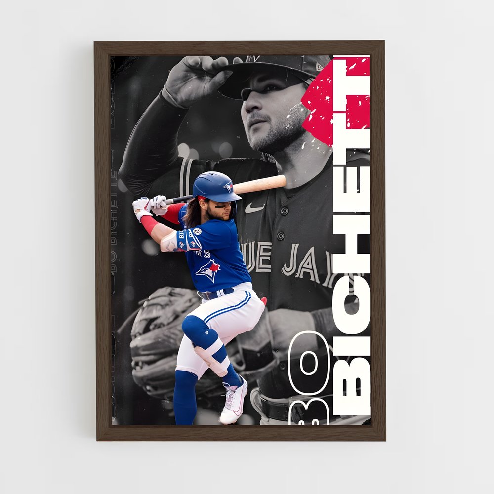 Poster bichette frisson – affiche Baseball (vue 5)